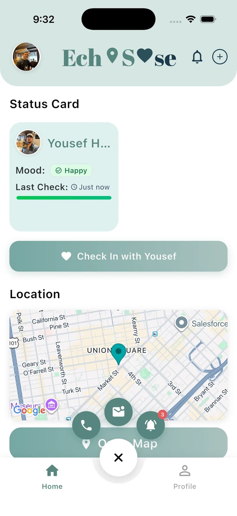 Caregiver dashboard